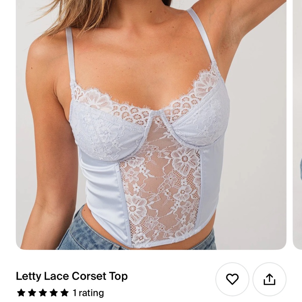 Letty Lace Corset Top